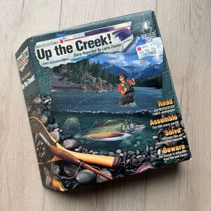 Bepuzzled up The Creek Larry Zacher Fishing 500 Puzzle Jigsaw Fortune Creek